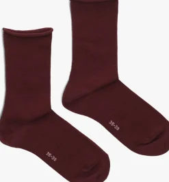 DAMES FALKE rode sokken happy 2p