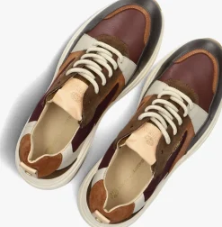 DAMES FRED DE LA BRETONIERE rode lage sneakers flame gaia combi