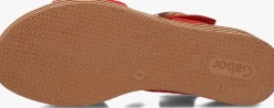 DAMES GABOR rode platte sandalen 550.2