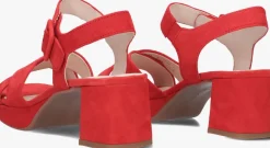 DAMES GABOR rode sandalen met hak 953