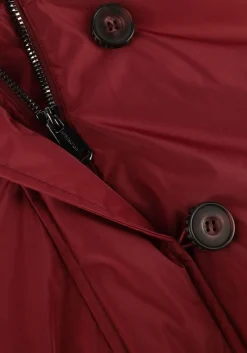 DAMES GOLDBERGH rode gewatteerde jas jeanne ski jacket faux border