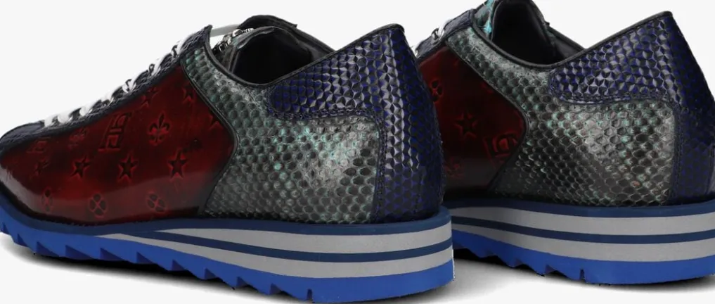 Heren HARRIS rode lage sneakers 2817