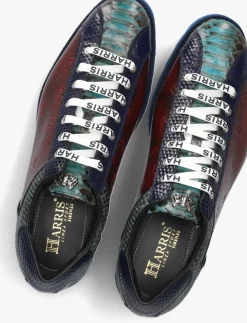 Heren HARRIS rode lage sneakers 2817