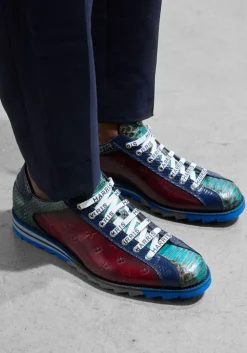 Heren HARRIS rode lage sneakers 2817