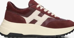 DAMES HOGAN rode lage sneakers h669 allacciato h