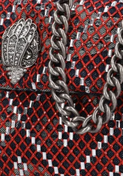 DAMES KURT GEIGER LONDON rode schoudertas soft mini kensington