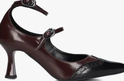 DAMES LODI rode pumps geranio