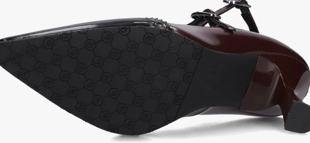 DAMES LODI rode pumps geranio