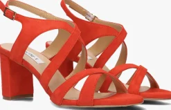 DAMES NOTRE-V rode sandalen met hak 22552