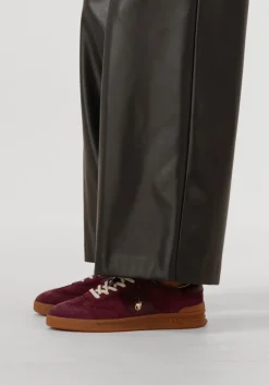 DAMES POLO RALPH LAUREN rode lage sneakers hrt aera pp sneakers low top lace d