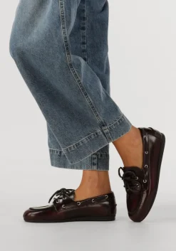 DAMES POSA rode mocassins boat loafer brushed