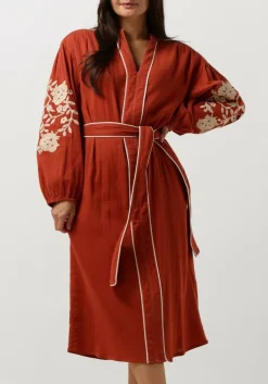 DAMES STELLA FOREST rode midi jurk e24ro012