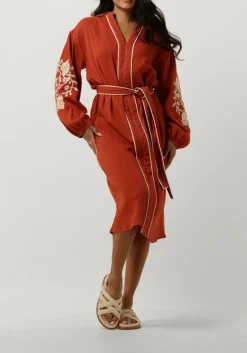 DAMES STELLA FOREST rode midi jurk e24ro012