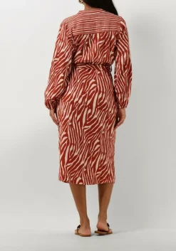DAMES STELLA FOREST rode midi jurk e24ro053