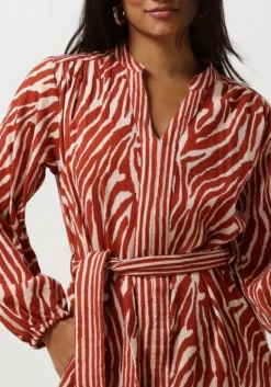 DAMES STELLA FOREST rode midi jurk e24ro053