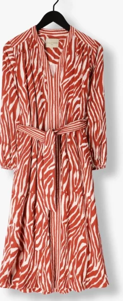 DAMES STELLA FOREST rode midi jurk e24ro053