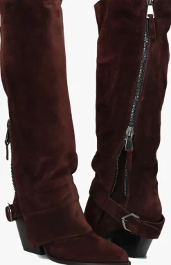 DAMES STRATEGIA rode hoge laarzen e4493-b