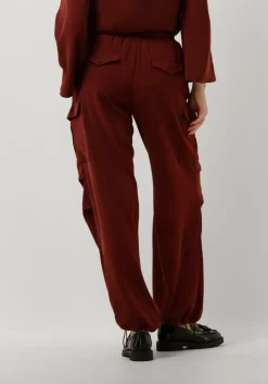 DAMES SUMMUM rode cargobroeken trousers fluid
