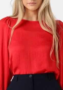 DAMES SUMMUM rode top top long sleeves silky touch