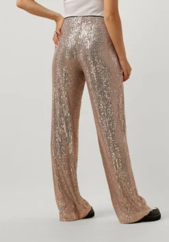 DAMES CO'COUTURE roségouden pantalon sage sequin pant