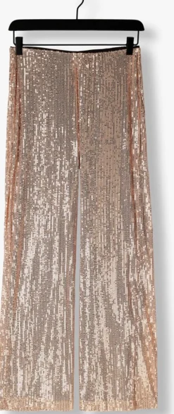 DAMES CO'COUTURE roségouden pantalon sage sequin pant