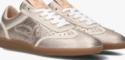 DAMES FRED DE LA BRETONIERE roségouden lage sneakers pearl raffi