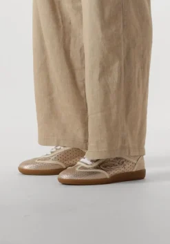 DAMES FRED DE LA BRETONIERE roségouden lage sneakers pearl raffi