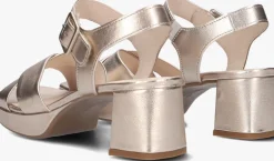 DAMES GABOR roségouden sandalen met hak 953