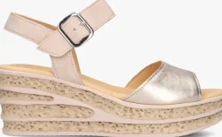 DAMES GABOR roségouden sandalen met hak 651