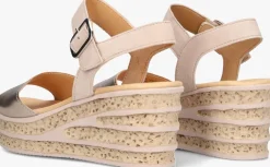 DAMES GABOR roségouden sandalen met hak 651