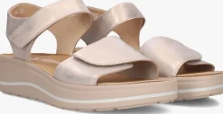 DAMES HARTJES roségouden platte sandalen woogie