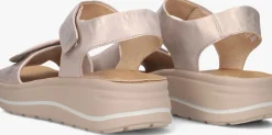 DAMES HARTJES roségouden platte sandalen woogie