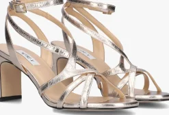 DAMES NOTRE-V roségouden sandalen met hak 42527