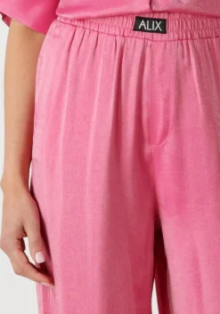 DAMES ALIX THE LABEL pantalon ladies woven shine wide leg pants