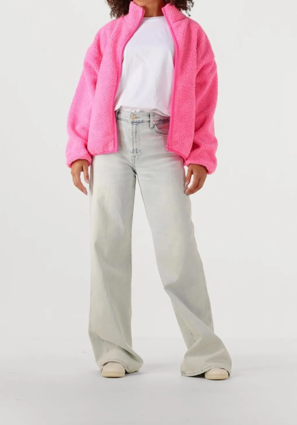 DAMES AMERICAN VINTAGE faux fur jas hoktown woman