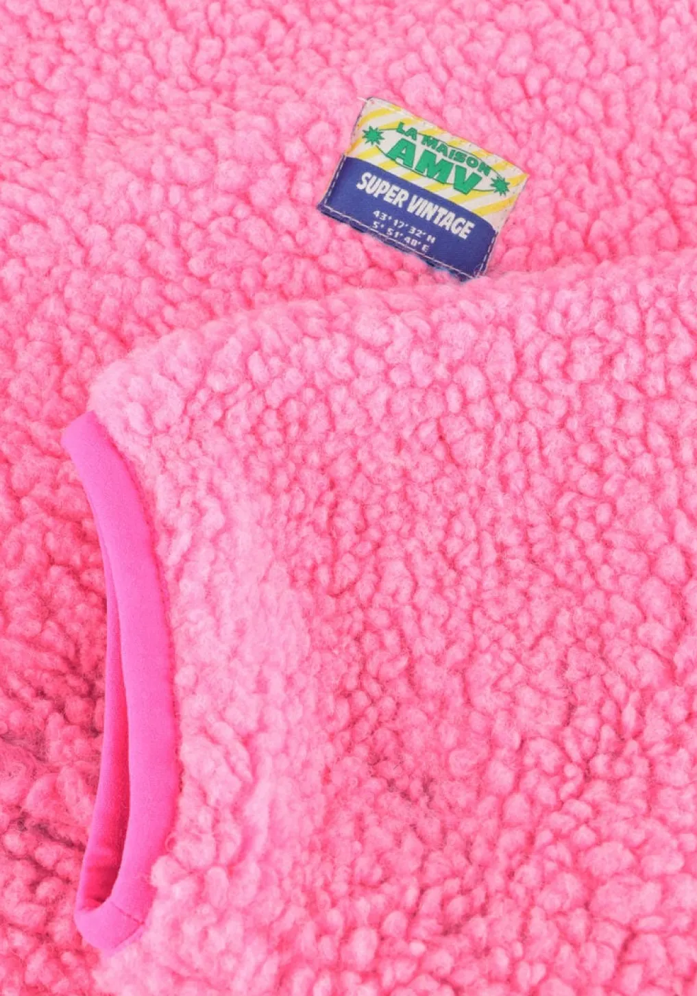 DAMES AMERICAN VINTAGE faux fur jas hoktown woman