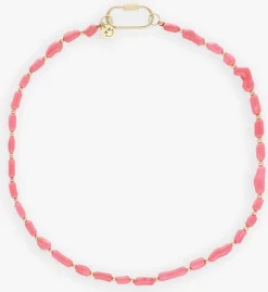 DAMES BONNIE STUDIOS kettingen tommy gold pink necklace