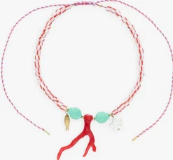 DAMES BONNIE STUDIOS sieraad pendant party red necklace