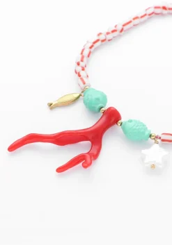 DAMES BONNIE STUDIOS sieraad pendant party red necklace