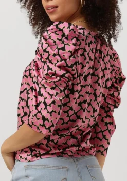 DAMES CO'COUTURE blouses flashy heart drape blouse