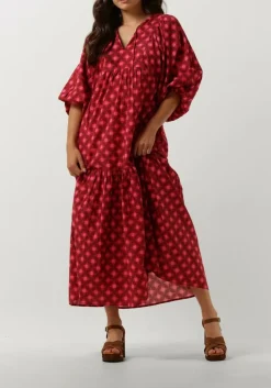 DAMES NOTRE-V maxi jurk nv-dente midi dress