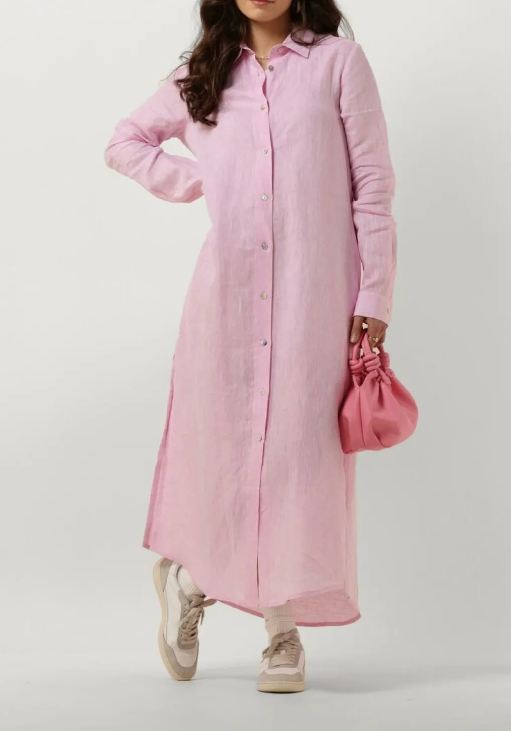 DAMES RESORT FINEST maxi jurk shirt dress