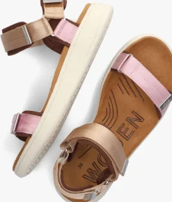 DAMES WODEN platte sandalen line