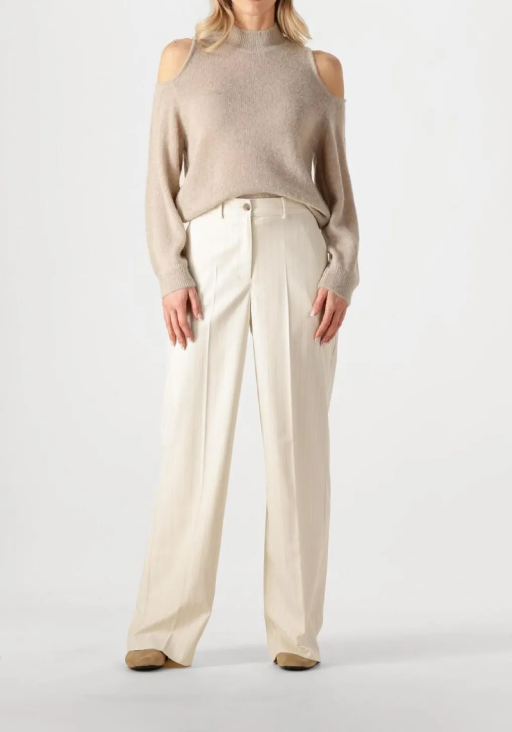 DAMES DANTE6 trui aviel open shoulder sweater