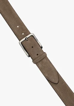 Heren OFFICINE NAPOLI taupe riem of4040
