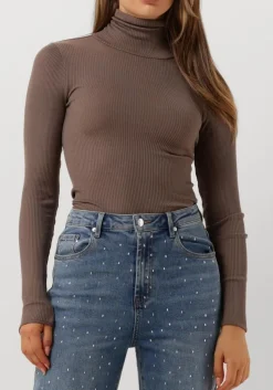 DAMES ROSEMUNDE coltrui silk t-shirt w/ roller neck