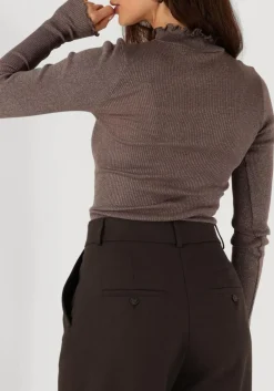 DAMES ROSEMUNDE top boston turtleneck w/ lurex