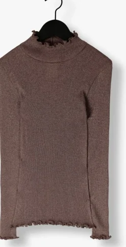 DAMES ROSEMUNDE top boston turtleneck w/ lurex
