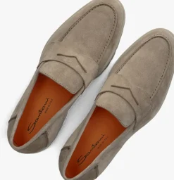 Heren SANTONI loafers sue penny loafer gz