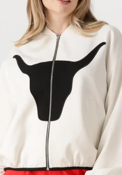 DAMES ALIX THE LABEL te jack ladies woven bull bomber